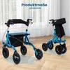 COSTWAY 2v1 rolátor so sedadlom skladací, pomôcka na chôdzu Náhľad obrázku produktu 3