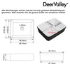 DeerValley DV-1V0001 Badezimmer-Waschbecken 48cm x 37cm Produktbild-Vorschau 2