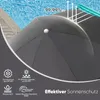Sekey Sonnenschirm Ø 160 cm Rund Strandschirm Balkonschirm Produktbild-Vorschau 7