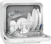 An open dishwasher with clean dishes inside. Produktbild-Vorschau
