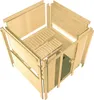 Karibu Sauna Innensauna Sahib 2 Eckeinstieg Ofen 9 kW  Produktbild-Vorschau 9