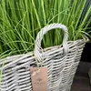 Panier en rotin lot de 3 Kubu gris avec poignées et film – Voir les images du produit 8