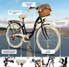 Milord Komfort Fahrrad Mit Weidenkorb Damenfahrrad, 28 Produktbild-Vorschau 2