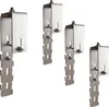 Haken 4er Set (2 Module) Balkongeländer Edelstahl Halterung Produktbild-Vorschau 1