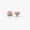 Two pink mushroom-shaped drawer knobs on a white background. Produktbild-Vorschau