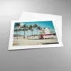 Poster - Poster ohne Rahmen - Strand Miami Florida - 50x40 Produktbild-Vorschau 3