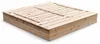 Großer Kindersandkasten aus Holz mit Bänken und Produktbild-Vorschau 3