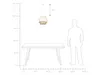 BELIANI Hängelampe beige / natürlich Baumwolle Rattan Boho Produktbild-Vorschau 8