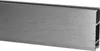 A close-up, straight-on view of a metal curtain rod bracket. Produktbild-Vorschau