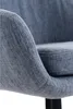 DELUKE® Barhocker mit Lehne Blau VILO - Stoffbezug, Produktbild-Vorschau 5