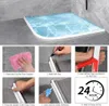 2 M Schwallschutzleiste Dusche, Selbstklebende Faltbare Produktbild-Vorschau 8