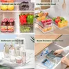 Kühlschrank Organizer 6er Set Stapelbare Fridge Organizer Produktbild-Vorschau 6