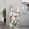 KOMTO Bücherregal 80 cm breit, weiß, Bücherregal mit 4 Produktbild-Vorschau 3