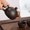 Keramická čajová souprava s fialovým pískem, přenosná Náhled obrázku produktu 6