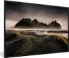 MuchoWow® Gerahmtes Poster Norwegische Berge und Fjorde Produktbild-Vorschau 1