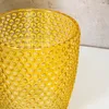 8er Set Windlicht H7,5cm Glas Gelb Teelichthalter Tischdeko Produktbild-Vorschau 4
