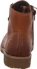 The back view of a brown leather boot. Produktbild-Vorschau