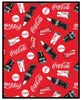 Coca Cola Flauschdecke Kuscheldecke 120 x 150 cm Produktbild-Vorschau 1