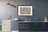 MuchoWow® Gerahmtes Poster Pflanzen - Beeren - Muster 90x60 Produktbild-Vorschau 5