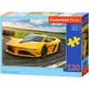 Puzzle, 120 Teile, Gelber Sportwagen 13500 Produktbild-Vorschau 1