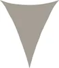 vidaXL Tenda da sole 160 g/m² triangolare Grigio chiaro Anteprima dell’immagine prodotto 1