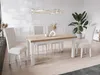 - 160 x 90 cmModerný obdĺžnikový rozkladací jedálenský stôl Náhľad obrázku produktu 2