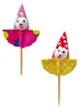 100x Deko-Picker "Clown" 8.5cm Produktbild-Vorschau 1