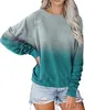 Felpe Ladies Loose O-Neck Contrast Colour Donna maniche Anteprima dell’immagine prodotto 1