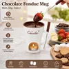 Keramik Schokofondue‑Tasse 200 ml, Schokoladenschmelztopf Produktbild-Vorschau 6