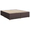Boxspringbett mit Matratze Dunkelbraun 200x200 cm Stoff Produktbild-Vorschau 10