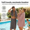 Komfortec 2er Saunatuch Set 80x200 cm aus 100% Baumwolle, Produktbild-Vorschau 7