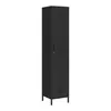 A single black metal locker is shown against a white background. Produktbild-Vorschau