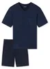 Schiesser Comfort Essentials Schlafanzug  Gemustertes Produktbild-Vorschau 2