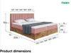 MEBLINI Boxspringbett mit Bettkasten - Gepolstert Produktbild-Vorschau 7