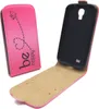 Handyhülle Tasche für Handy Samsung Galaxy S4 Be Happy Pink Produktbild-Vorschau 2