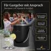 Edelstahl Eiswürfelbehälter mit Deckel - 2l Produktbild-Vorschau 3