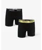 Boxerky Kappa Boxerky 2-balení Black/Limeade Black Náhled obrázku produktu 2