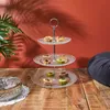 Etagere 3 Schichten - transparent - Metall - D25 x H35 cm - Produktbild-Vorschau 5