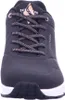A close-up front view of a black Skechers sneaker. Náhled obrázku produktu