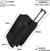 Trolleytasche Reisetasche Rollentasche Sporttasche Gr.L Produktbild-Vorschau 2