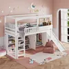 Kinderzimmer Etagenbett mit Rutsche, Schrank, Regalen, Produktbild-Vorschau 1