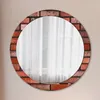 Spiegel Rund mit Aufdruck - Wandspiegel Design Wandmontage Produktbild-Vorschau 1