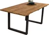 Gartentisch Outdoor massiv Teakholz 180 x 90 U-Gestell Produktbild-Vorschau 2