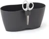 Pot de fleurs avec ciseaux LIMES DUBLO graphite 25cm Voir les images du produit 2