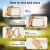 Opklapbare kruk - Campingkruk met draagtas - 31 x 31 x 28 Productafbeelding-voorbeeld 3