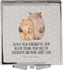 Mr. & Mrs. Panda Reise Schminkspiegel Bären Liebe - Grau Produktbild-Vorschau 1