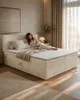 VENASI TILLY Lit boxspring 140x200 avec 2 tiroirs de lit Voir les images du produit 2