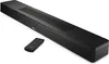 A black Bose soundbar and remote control are shown against a white background. Anteprima dell’immagine prodotto