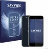 A product shot featuring packaging for a screen protector and the screen protector itself next to a smartphone. Produktbild-Vorschau