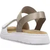 Rieker Damen Klassische Sandalen V9161-80 Farbe: Weiß Produktbild-Vorschau 3